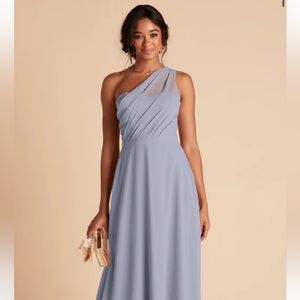 Birdy Grey Kira Dress Chiffon Dusty Blue